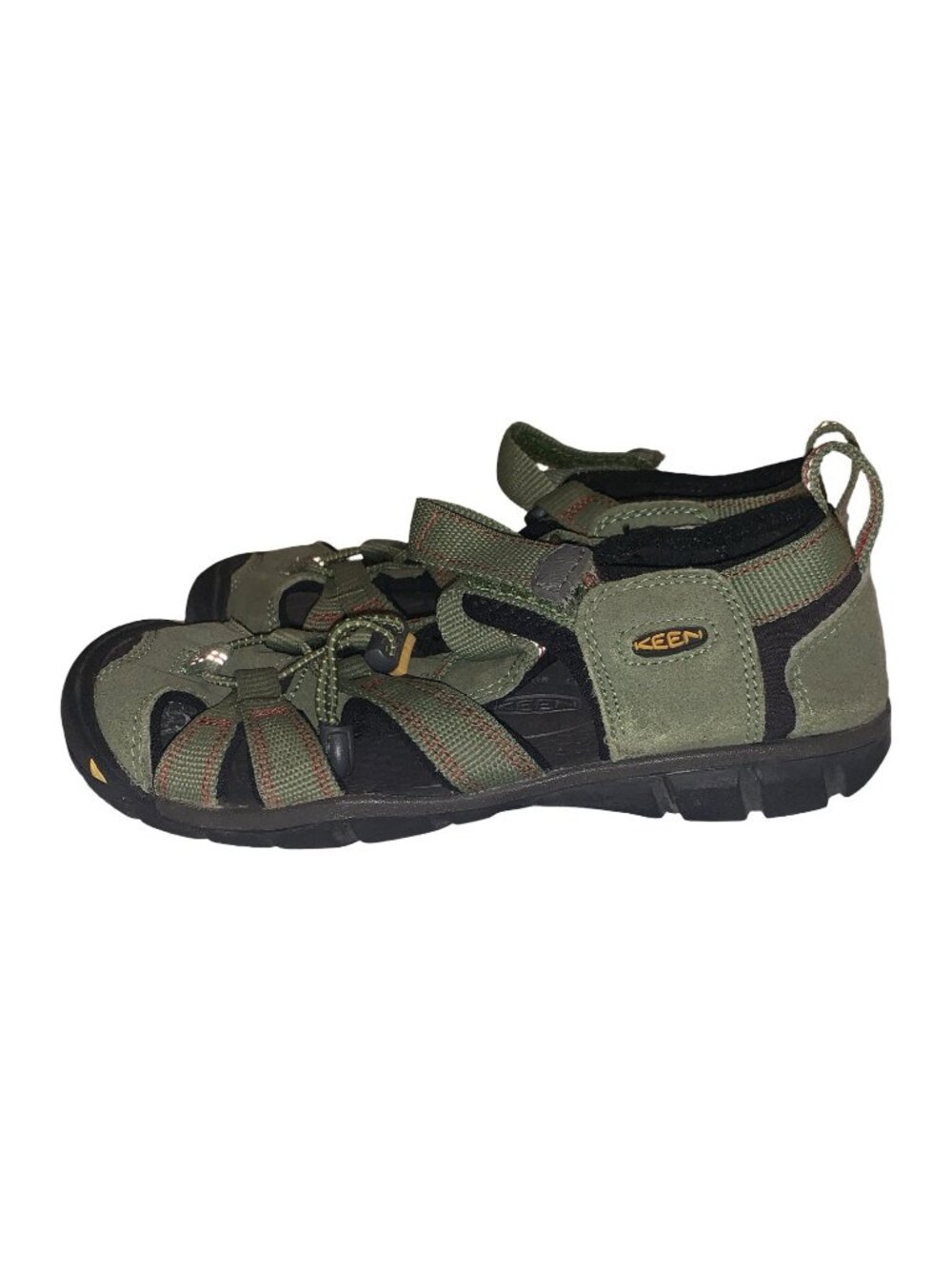 KEEN  KIDS' SEACAMP II CNX 1013166 GREEN SIZE 2 Outdoor Hike Summer Spring